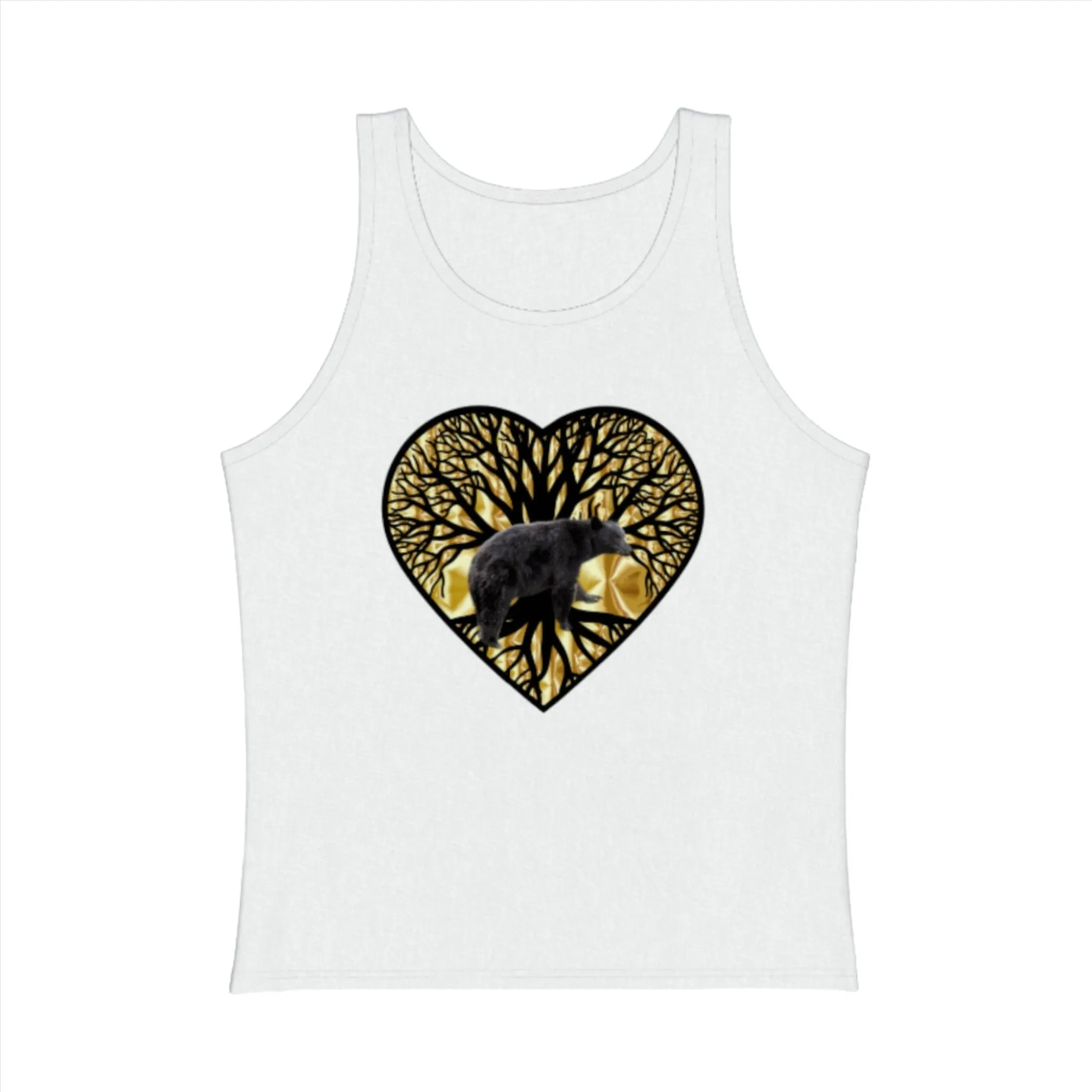 Bear Heart Premium Unisex Tank Top