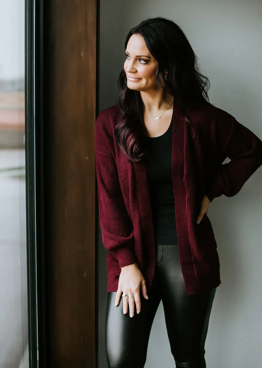 Lailyn Ribbed Knit Cardigan FINAL SALE